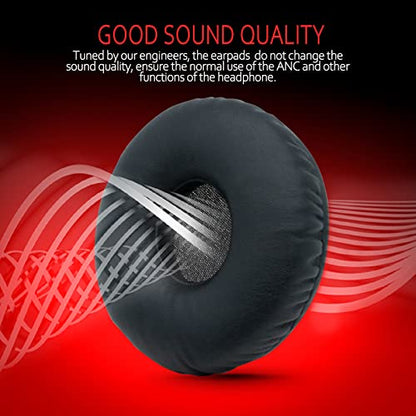 Krone Kalpasmos Sony MDR-XB550 Ear Pads, Replacement Ear Pads for Sony MDR-XB550AP MDR-XB450AP MDR-XB450 Headphones, Sony mdr-xb450(mdr xb450) Ear Cushions with Memory Foam Soft Leather (Black)