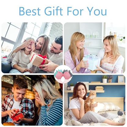 gingo Cute Cat Bluetooth Speaker (Gray) | Cat-shaped silicone tail, 40H playtime, TWS pairing, hands-free mic, BT5.3, 70g light, perfect home/office/outdoor/gift - color: Gray