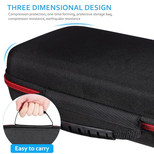 Toddmomy Large Capacity Microphone Storage Case with Anti-fall Oxford Cloth and Sponge Padding, Padded Bag for Mic Accessories, for Protecting Microphones the Go