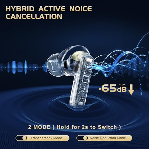 IAMJOY Gaming Earbuds, 20ms Low Latency, Active Noise Cancelling with 6 Mic, 2.4GHz & Bluetooth, 35 Play Time, Wireless Earbuds Compatible with Meta Quest 3/2, PS5/4, Steam Deck, VR, Switch, PC - color: Black