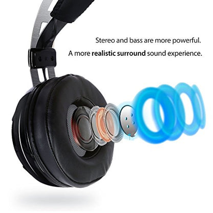 Redragon H301 SIREN2 7.1 Channel Surround Stereo Gaming Headset Over Ear Headphones with Mic Individual Vibration Noise Canceling LED Light
