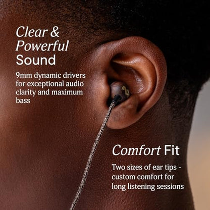 House of Marley Smile Jamaica USB-C Wired Earbuds with Microphone, in-Ear Headphones, 9.2mm Driver, Tangle-Resistant Cable, Plug-and-Play Earphones for Smartphones, Tablets & Laptops (Brass) - color: Brass
