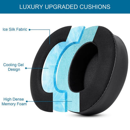 GEVO Earpads Replacement for Beats Studio 2/Studio 3 Wired & Wireless Headphones, Ear Pads Cushion for Beats Studio 2/Studio 3 with High-Density Noise Isolation Memory Foam (Cooling Gel Black) - color: Cooling Gel Black