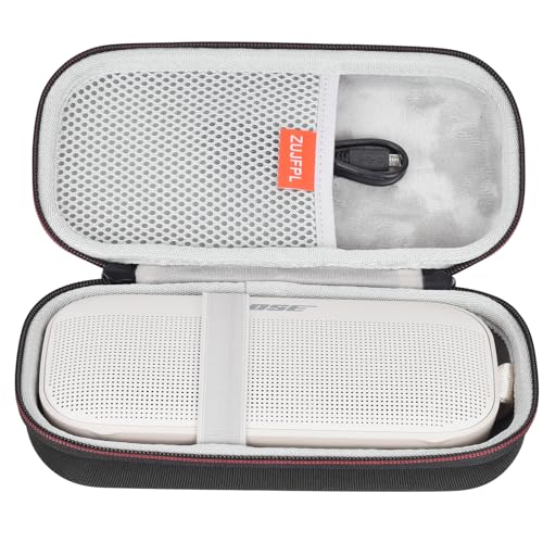 Hard EVA Case Compatible with Bose SoundLink Flex 2nd Gen/Bose SoundLink Flex Bluetooth Speaker, Waterproof, Shockproof and Dustproof Carrying Travel Speaker Case - Grey - color: GREY