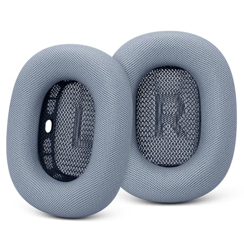 GEVO Upgraded Ear Cushions Replacement Earpads for AirPods Max 1 & 2 Headphones, Protein Leather Ear Pads Cover with Memory Foam and Magnet for AirPods Max 1 & 2 (Blue) - color: Blue