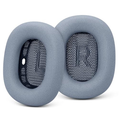 GEVO Upgraded Ear Cushions Replacement Earpads for AirPods Max 1 & 2 Headphones, Protein Leather Ear Pads Cover with Memory Foam and Magnet for AirPods Max 1 & 2 (Blue) - color: Blue