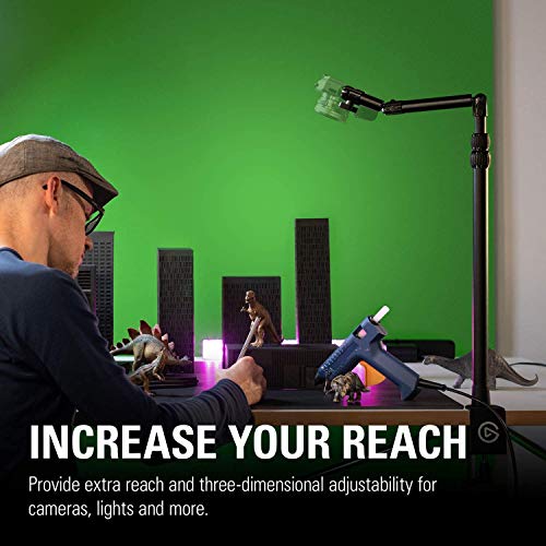 Elgato Flex Arm S, Premium 2-Section articulated Arm for easy Mounting and Adjusting of Lights, Cameras, and Microphones, for Streaming, Videoconferencing, and Studios, requires Multi Mount Essential