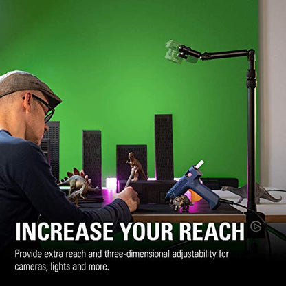 Elgato Flex Arm S, Premium 2-Section articulated Arm for easy Mounting and Adjusting of Lights, Cameras, and Microphones, for Streaming, Videoconferencing, and Studios, requires Multi Mount Essential