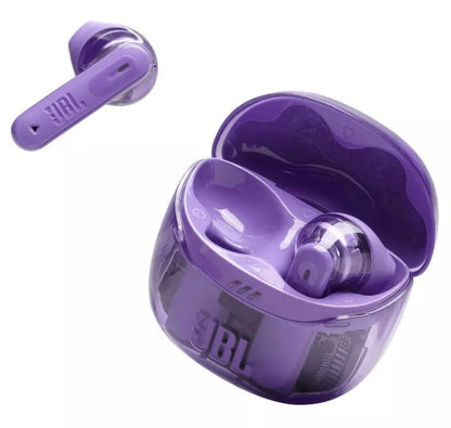 JBL Tune Flex 2 - True Wireless Noise Cancelling Earbuds Spatial Sound and Smart Ambient Technology, 6 mics for Perfect Calls, IP54 Dust & Water Resistant (Ghost Mauve) (Renewed)