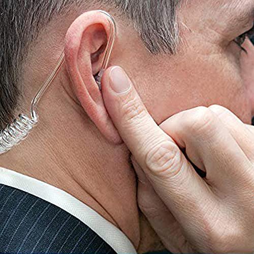 20-Pack Replacement Acoustic Coil Tube Walkie Talkie Earpieces for Baofeng Motorola Kenwood Retevis Midland Two Way Radios Headset Secret Spy Game Earpiece - color: Acoustic Coil Tube 20pack