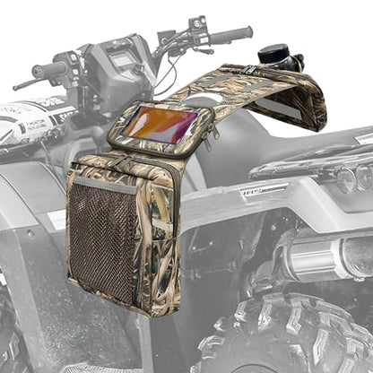 MYDAYS ATV Saddle Bag,Cargo Tank Storage Luggage for ATV UTV Snowmobile Motorcycle (Camo2) - color: Camo2