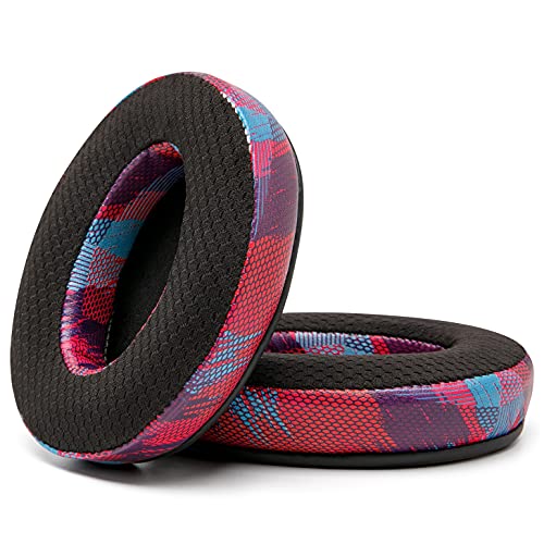 WC Freeze - Cooling Gel Earpads for ATH M50X / SteelSeries Arctis/HyperX | Made by Wicked Cushions | Fits SteelSeries Arctis/ATH M50X, Turtle Beach Stealth & More. Cool for Longer | Purple Speed Racer - color: Purple Speed Racer