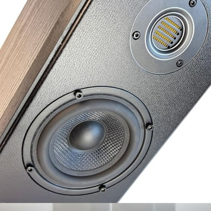 4 inches Active Bluetooth Bookshelf Speakers with AMT Tweeter | 60W Computer Speakers for Music and Gaming,2.0 Speakers for Desktop PC or Laptop, RCA,Optocal,HDMI ARC And USB Input - size: 4 inches