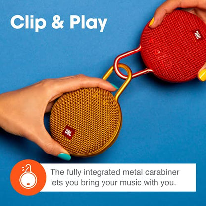 JBL Clip 3, Camouflage - Waterproof, Durable & Portable Bluetooth Speaker - Up to 10 Hours of Play - Includes Noise-Cancelling Speakerphone & Wireless Streaming | Wireless Bluetooth Streaming, Up to 10 Hours of Playtime, IPX7 Waterproof, Integrated Carabi