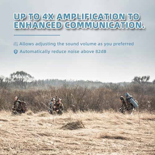 PROHEAR Electronic Ear Protection with Gel Pads for Shooting with 4X Sound Amplification, Gun Range Hearing Protection Muffs, NRR 23dB Noise Reduction Headphones for Hunting, Black - style: Electronic-black-gep02