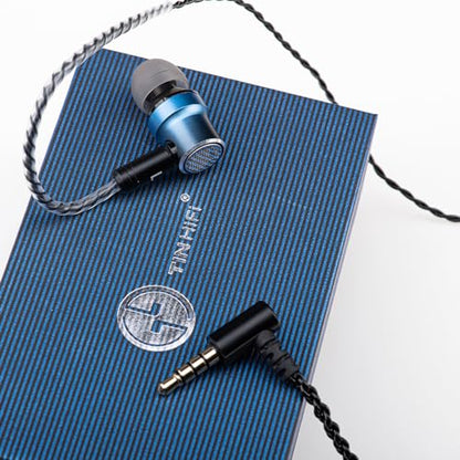 TINHIFI C0 with Microphone and All Aluminum Alloy Open Earbuds - Stunning with DAC in Ear HiFi Sound and Gaming, Suitable for Women, Men, and Children (Blue Black Gradient, C0 3.5MM No Mic) - color: Blue black gradient, size: C0 3.5MM No Mic
