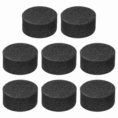 MECCANIXITY 8 Pcs Single Sided Speaker Isolation Feet Pads, 15mmx8mm Non Slip Foam Shock Absorption Base Pad Amplifier Stand Feet Mat for Speaker HiFi Home Theater Sound System, Black - size: 15mmx8mm