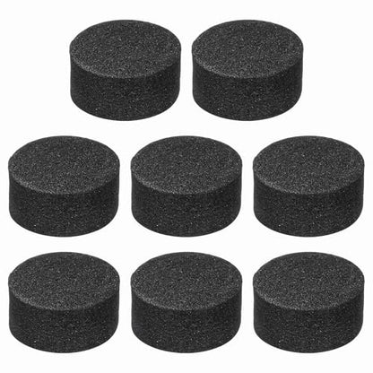 MECCANIXITY 8 Pcs Single Sided Speaker Isolation Feet Pads, 15mmx8mm Non Slip Foam Shock Absorption Base Pad Amplifier Stand Feet Mat for Speaker HiFi Home Theater Sound System, Black - size: 15mmx8mm