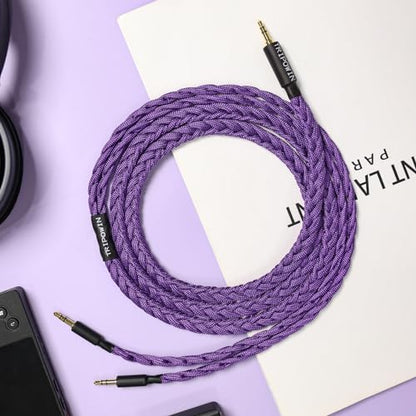Linsoul Tripowin GranVia Upgraded OFC Headphone Replacement Cable - color: Purple, size: 1.5m