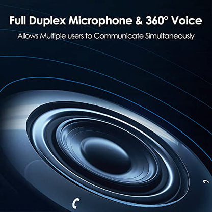 Yealink Bluetooth Speakerphone Conference Microphone Teams-Certified CP900 Enhanced Noise Reduction Algorithm Home Office 360° Voice Pickup - color: CP900 + Bluetooth USB Dongle, size: Teams Certified