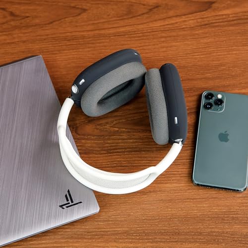 WC ShellZ Max - Protective Shell Covers for AirPods Max 1 & 2 | Made by Wicked Cushions | Made with Premium Silicone | Black - color: Black