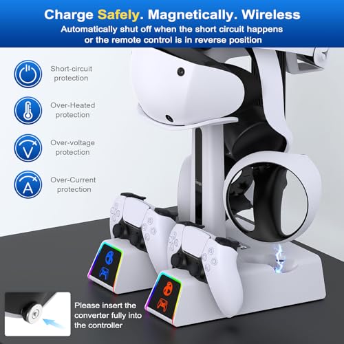 RGB Charging Station for PSVR 2/PS5 Edge/PS5 Controller