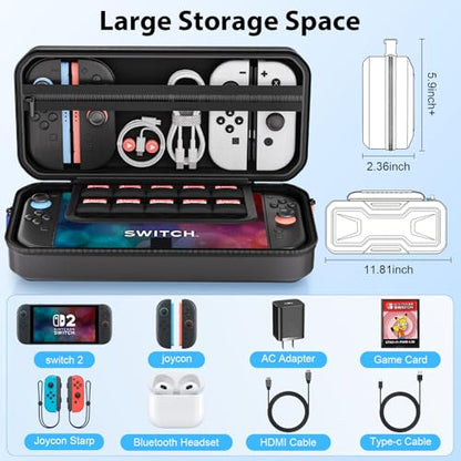 Fegliea Switch Carrying Case for Nintendo Switch 2