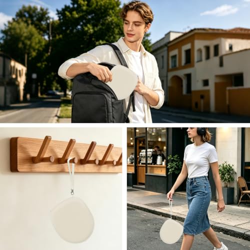 Headphone Headset Case Compatible with Soundcore by Anker Q20i/JLab/TALIX H30/JBL Tune 510BT 720BT 520BT 770NC/Sony WH-CH520 WH-CH720N/BERIBES/KVIDIO Wireless On-Ear Headphones,Cream - color: Light Khaki