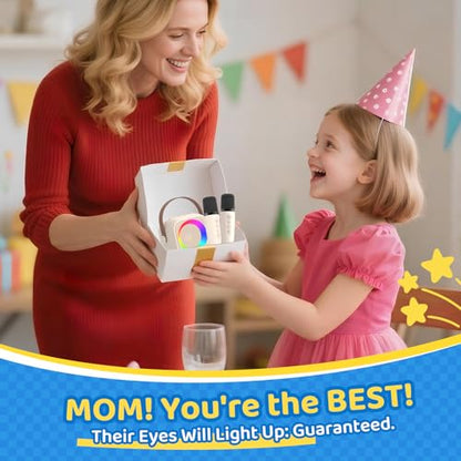Karaoke Machine for Kids, Toys for 3-12 Years Old Girls Gifts, Kids Karaoke Microphone Machine Toy, Best Fun Christmas Birthday Gifts for 5 6 7 8 9 10 11 Years Teens Girl Boys Beige 2 Mic - color: Beige 2 Mics