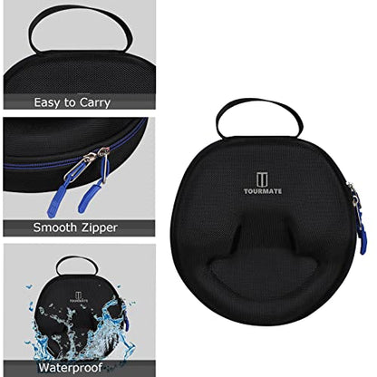 Tourmate Hard Travel Case for M-Audio HDH40 Over Ear Headphones/SteelSeries Arctis 3 Console - Stereo Wired Gaming Headset/Turtle Beach Recon Spark Gaming Headset, Protective Carrying Storage Bag