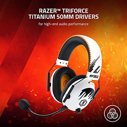 Razer BlackShark V2 Pro Wireless Gaming Headset: THX 7.1 Spatial Surround Sound - 50mm Drivers - Detachable Mic - for PC, PS5, PS4, Switch - Six Siege Special Edition - color: Six Siege