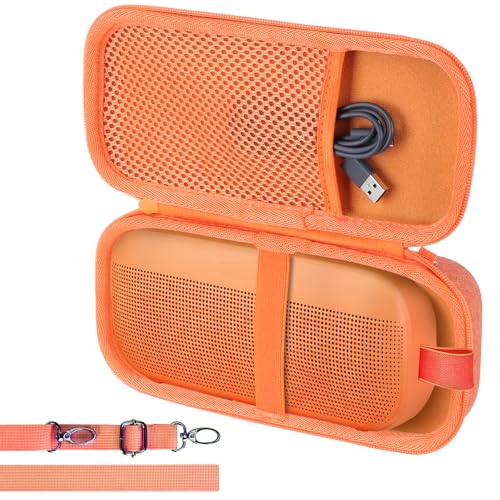 Lebakort Hard Case Compatible with Bose New SoundLink Flex 2nd Gen/Bose SoundLink Flex Portable Speaker (Sunset Peach) - color: Sunset Peach