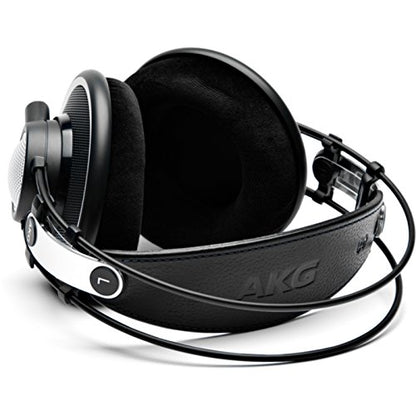 AKG Pro Audio 2458X00190 (K702) Over-Ear, Open-Back, Flat-Wire, Reference Studio Headphones,Black