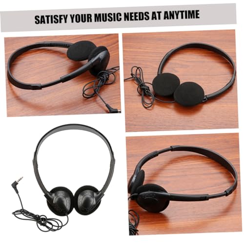 Happyyami Wired Noise Reduction Headset for Tablet Ergonomic Over Ear Headphones Lightweight and Comfortable Design for Long Use Durable and Practical for Home Office Work