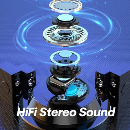 Xmenha Invisible Sleep Wireless Earphone IPX5 Waterproof Thin Invisible Sleep Earbuds for Side Sleepers Sleep Ear Buds Smallest Tiny Small Mini Discreet Earbud for Sleeping Invisible Headphones - color: Blue
