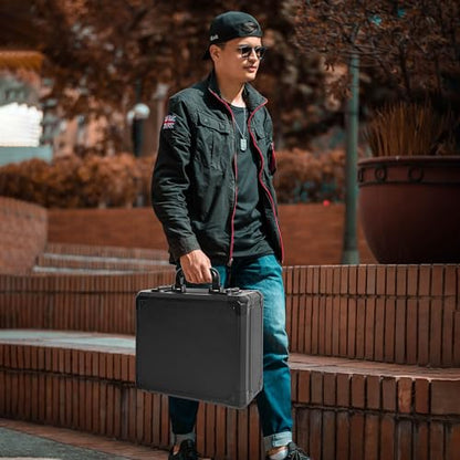 Protective Hard Case Shockproof Water-resistant with Customized DIY Foam Insert fit for Camera, Laptops, etc,13.5 X 11.6 X 6-Inch - size: Inner：12.8''X 11''X 5.6''