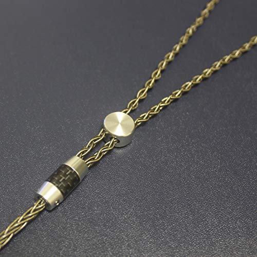 Youkamoo 4.4mm Balanced Earphone Cable, Recessed 2pin IEMs Earphone Replacement Cable Compatible with ZSN Pro ZS10 Pro NF2u KZ ZSX QDC - color: QDC