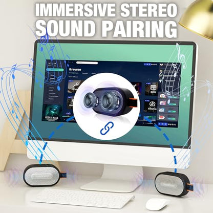 Travel Depot Magnetic Bluetooth Speaker for Golf Cart, Portable Waterproof | Wireless Speaker, Loud Stereo Sound, 18H Battery, IP66 Outdoor Speaker with TWS, Bluetooth 5.3 for Travel, Beach, Hiking - size: 1 Pack