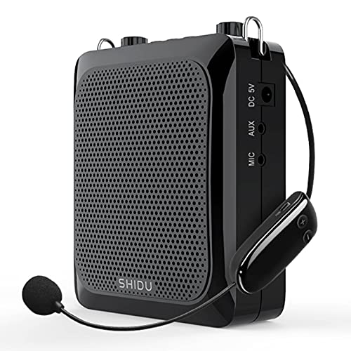 25W Portable Voice Amplifier with Wireless Headset Microphone | Bluetooth 5.3 Rechargeable PA Speaker with Recording, Reverb and Up to 12H Runtime for Teachers, Tour Guides and Presenters
