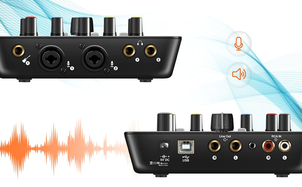 iCON Pro Audio UPod Pro recording USB Interface with DSP effect built-in.