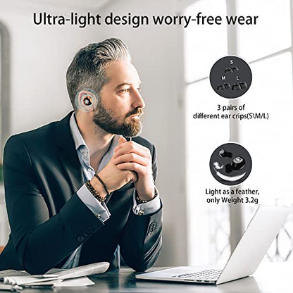 Gray Wireless Bluetooth 5.0 Earbuds, B88-1, IPX5 Waterproof, 36H Playtime, Built-in Mic, LED Display, USB-C, for Kids, Boys, Adults, Gaming - color: Gunmetal‑Hero