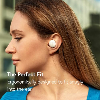 Phiaton Bonobuds True Wireless Earbuds Noise Cancelling Bluetooth Earbuds. Ambient Mode Headphones with Touch Controls. 20 Hr Battery and Quick Charge - color: Beige