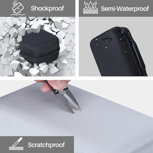 Lebakort Storage Case Compatible with Bose SoundLink Home Speaker (Light Silver Case)