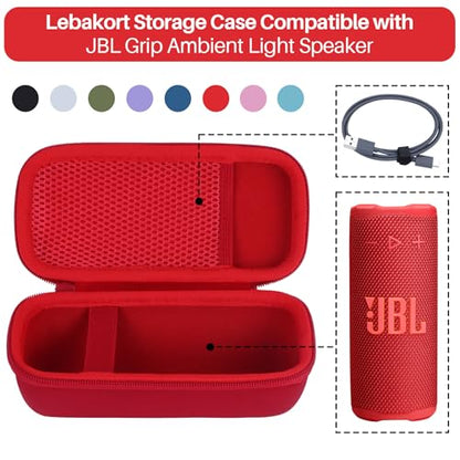 Lebakort Storage Case Compatible with JBL Grip AmGrip Ambient Light Speakerbient Light Speaker (Teal Case) - color: Teal Case