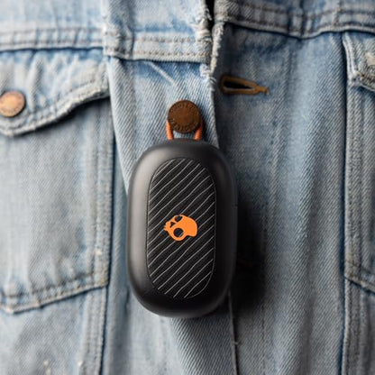 Skullcandy Push Play Active Wireless Earbuds - True Black/Orange - color: True Black/Orange