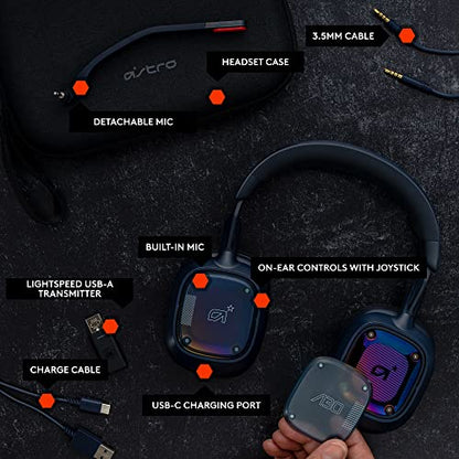 Logitech G Astro A30 Lightspeed Wireless Gaming Headset, PS5 - Blue - color: Blue