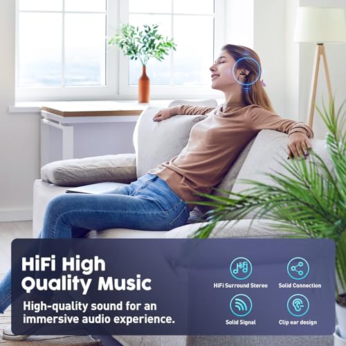 Ultra Open Ear Earbuds Bluetooth 5.3 + Armband Phone Holder