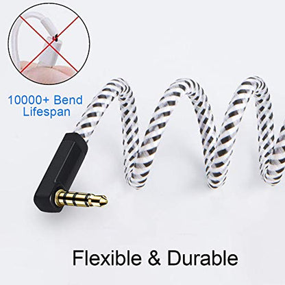CableCreation 3.5mm Headphone TRS Extension Cable Bundle with 90 Degree TRRS 3.5mm Extension