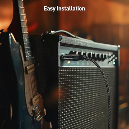 Cable Matters 2-Pack Braided 1/4 Inch TS to TS Guitar Cable, 3ft - size: 3 ft, style: Braided