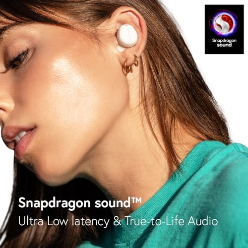 Phiaton Bonobuds Plus Digital Hybrid Active Noise Cancelling True Wireless Earbuds with Qualcomm Snapdragon Sound (Space Black) - color: Space Black